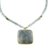 Aquamarine Necklace-Vasant-Swag Designer Jewelry