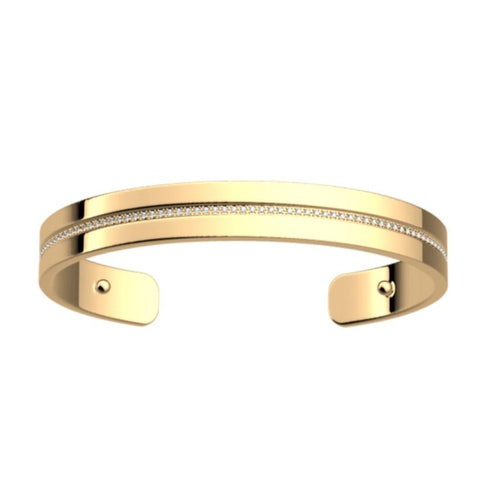 Bandeau Precious 14mm Cuff in Gold-Les Georgettes-Swag Designer Jewelry