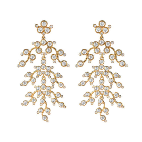 Berry Chandelier Earrings-Asha Jewelry-Swag Designer Jewelry