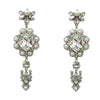 Betty Davis Eyes crystal & pearl drop earrings