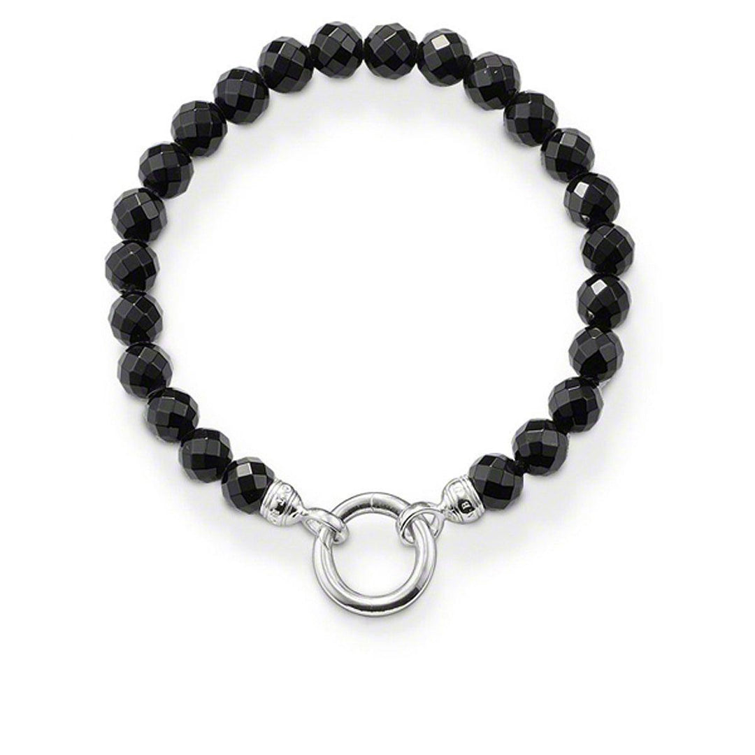 Black Beaded Bracelet-Thomas Sabo-Swag Designer Jewelry
