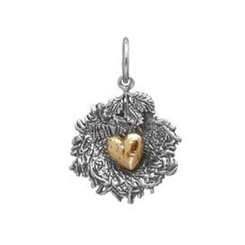 Bounded By Love Nest Charm Pendant - 1 Heart-Waxing Poetic-Swag Designer Jewelry
