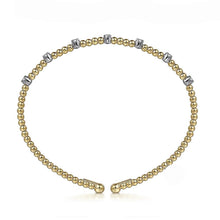 Bujukan Stationed Diamond Bar Bracelet Yellow Gold-Gabriel & Co-Swag Designer Jewelry