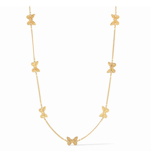 Butterfly Delicate Station Necklace-Julie Vos-Swag Designer Jewelry