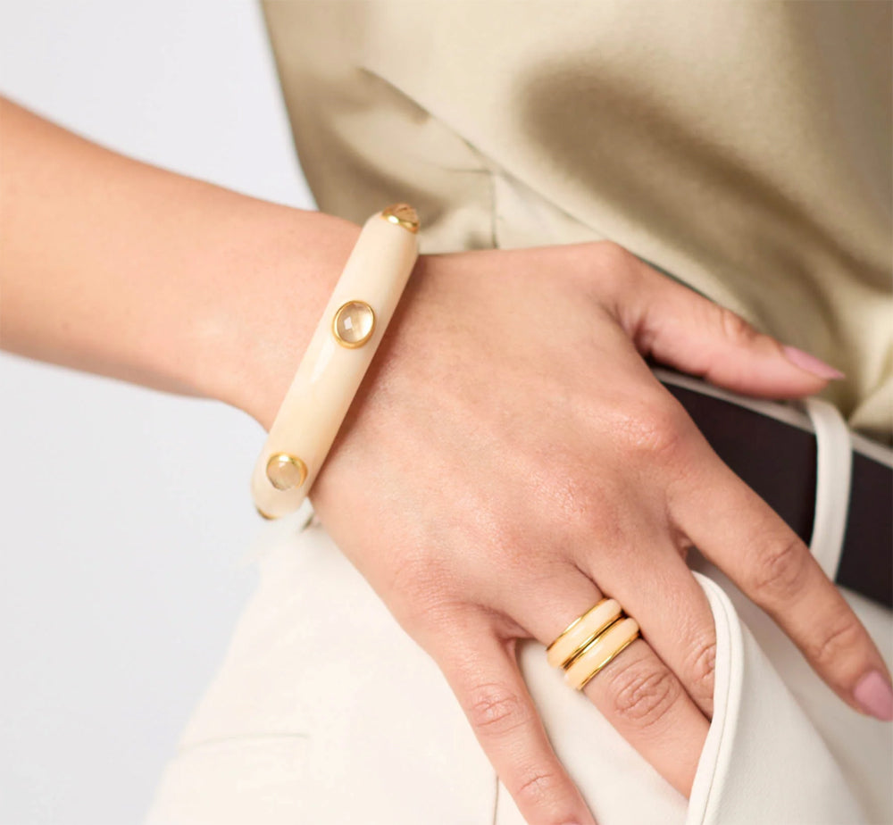 Carnaby Stone Bangle-Julie Vos-Swag Designer Jewelry