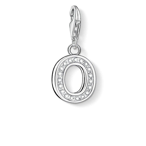 Charm 0237 Pave Letter O-Thomas Sabo-Swag Designer Jewelry