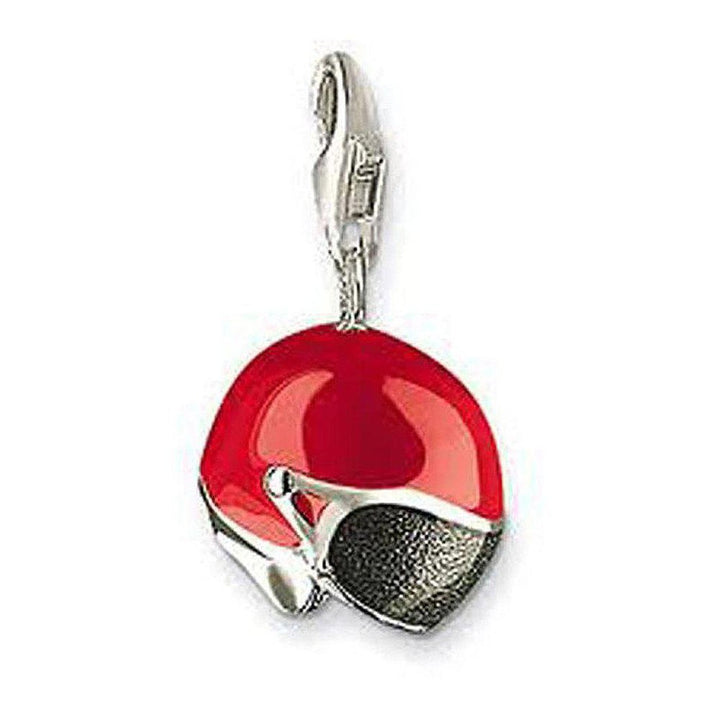Charm 0477 Retired red helmet charm