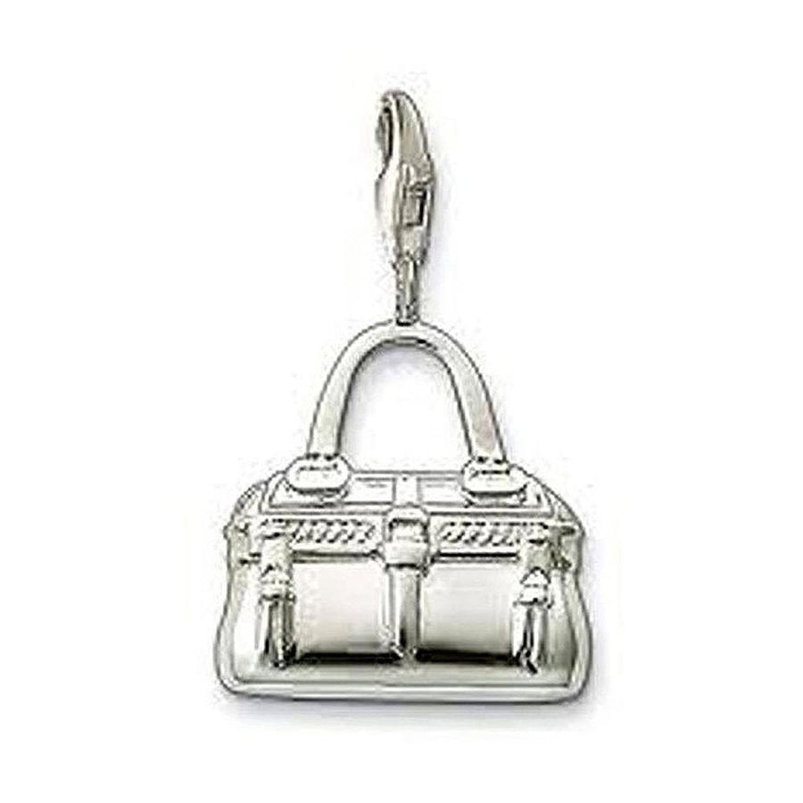Charm 0487 silver handbag charm