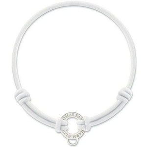 Charm Bracelet Gummi White-Thomas Sabo-Swag Designer Jewelry