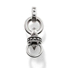 Chrome Hearts Charm Carrier Rebel At Heart sterling silver pendant