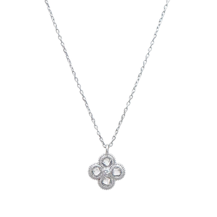 Crystal Flower Pendant-Bijou Amani-Swag Designer Jewelry