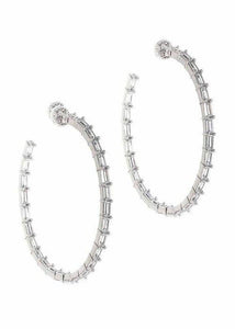 Crystal Hoop Earrings-Swag Designer Jewelry-Swag Designer Jewelry