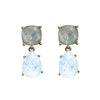 Crystal tier Drop Earrings-Theia Jewelry-Swag Designer Jewelry