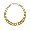 Gold Cuban Link Necklace, chunky chain design