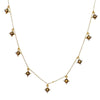 Dangling Flower Station Necklace-Bijou Amani-Swag Designer Jewelry