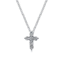 Diamond Cross Necklace-Gabriel & Co-Swag Designer Jewelry