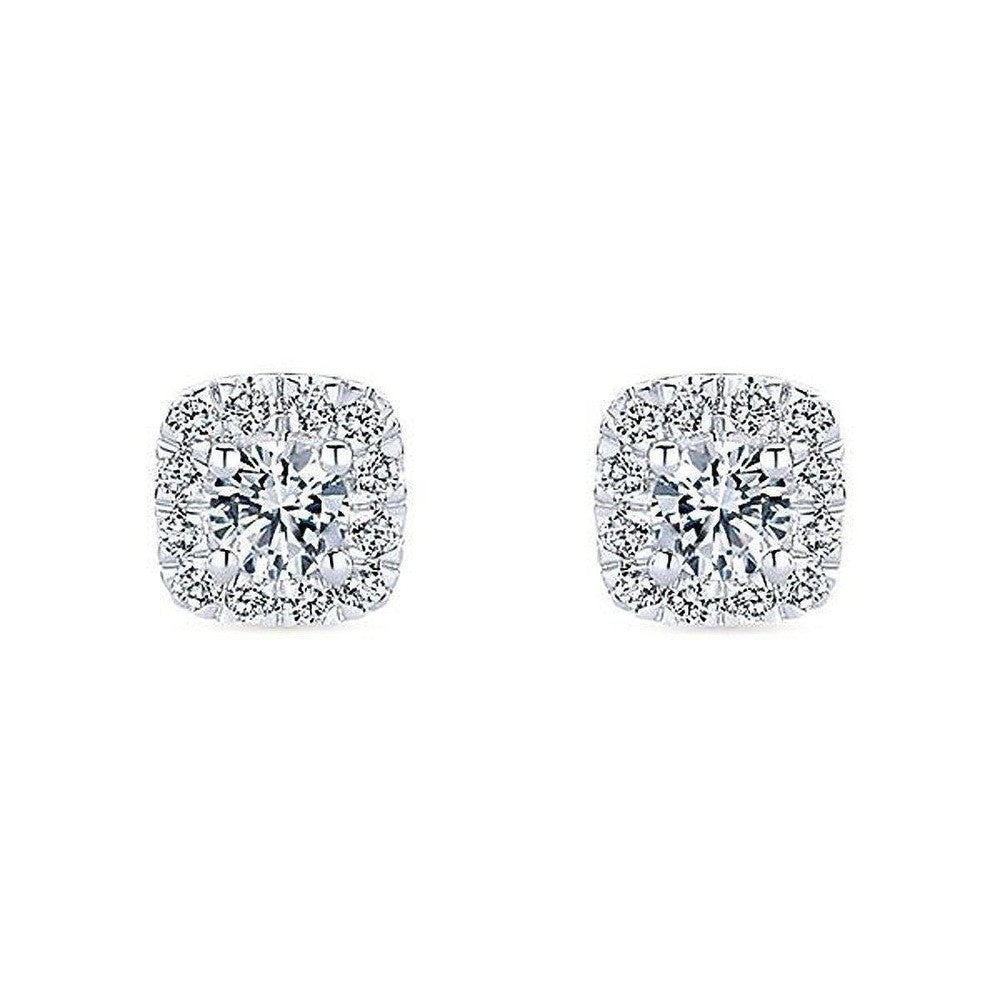 Diamond Stud Earrings-Gabriel & Co-Swag Designer Jewelry