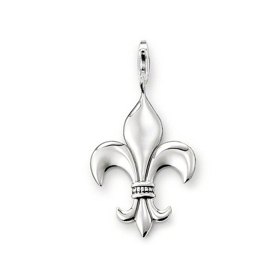 Silver Fleur De Lis pendant charm