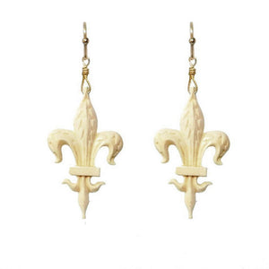Fleur de Lis Earrings-Extasia-Swag Designer Jewelry