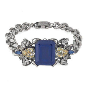 Geometric Crystal Cluster Bracelet-Anton Heunis-Swag Designer Jewelry