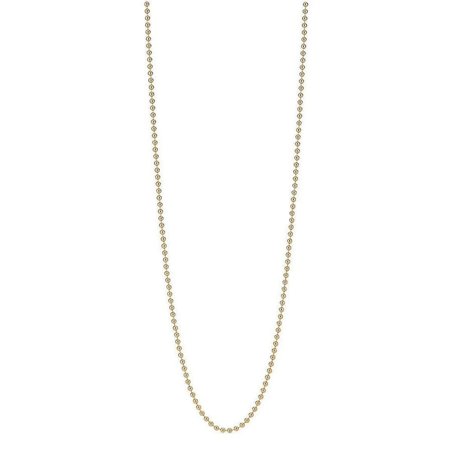 Gold Vermeil Beaded Chain necklace