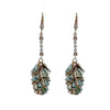 Green Crystal Earrings-Theia Jewelry-Swag Designer Jewelry