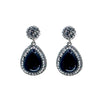 Hematite Crystal Earrings-Theia Jewelry-Swag Designer Jewelry