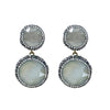 Hematite Crystal Earrings-Theia Jewelry-Swag Designer Jewelry