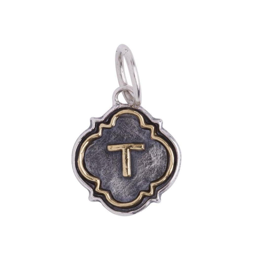 Insignia Letter T Charm-Waxing Poetic-Swag Designer Jewelry