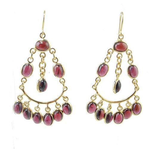 Joy Earring Garnet-Isharya-Swag Designer Jewelry