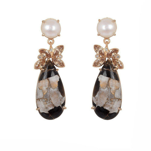 Joya Honey Drop Earrings-Atelier Mon-Swag Designer Jewelry