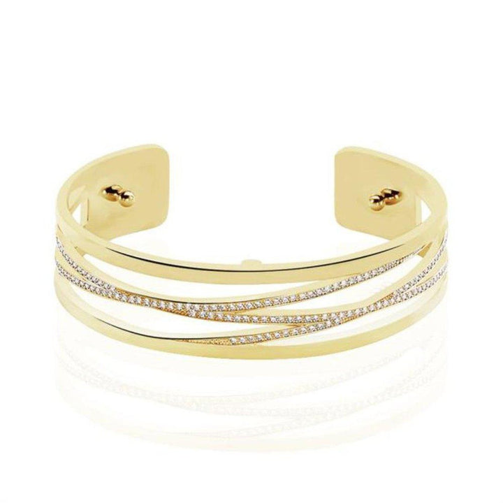 Liens Precious 14mm Cuff in Gold-Les Georgettes-Swag Designer Jewelry