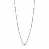 Little Sweet Star necklace: Delicate black chain, sparkling diamond accents.