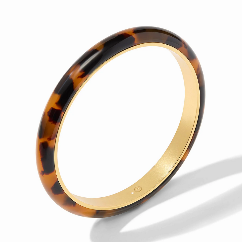 Madison Statement Bangle in Tortoise Shell-Julie Vos-Swag Designer Jewelry