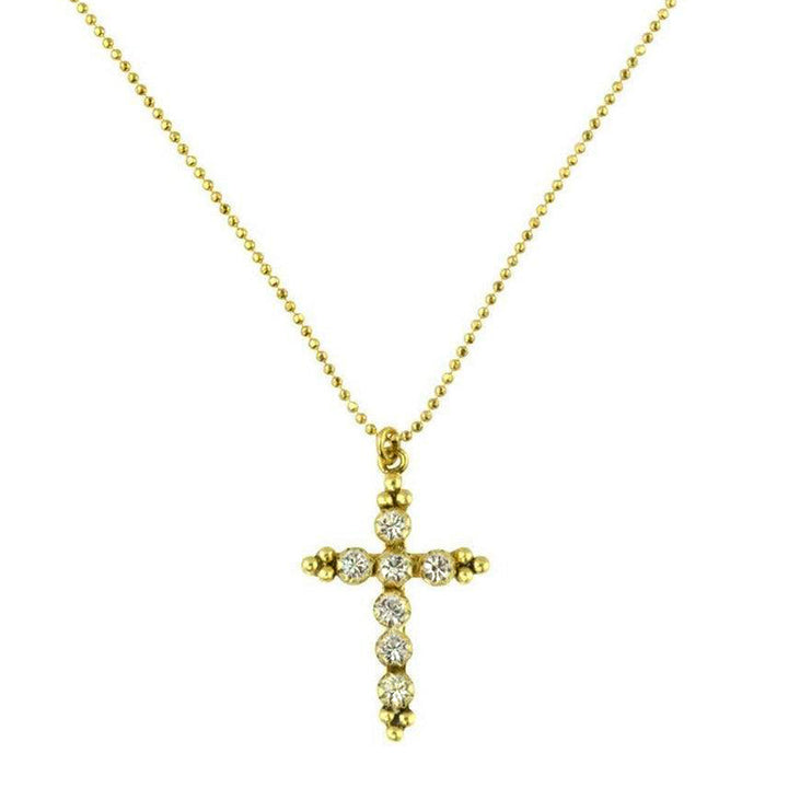 Madonna Cross Necklace-Virgins Saints and Angels-Swag Designer Jewelry