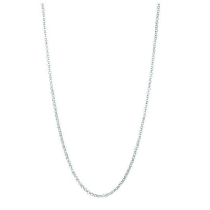 Mini Belcher silver chain necklace