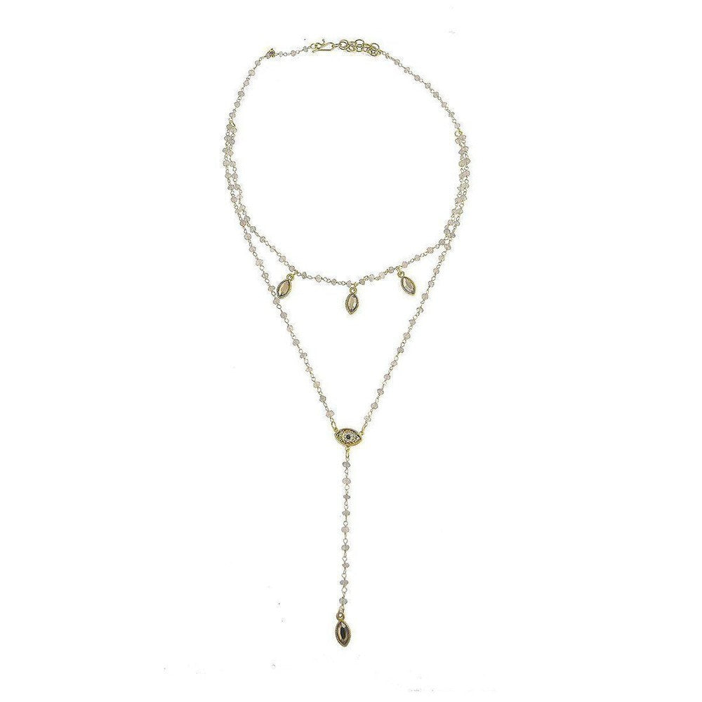 Mini Eye Bikini Necklace-Virgins Saints and Angels-Swag Designer Jewelry