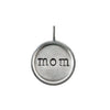 Silver "Mom" pendant, perfect Mother's Day gift.