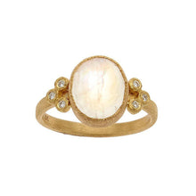Moonstone Ring 18k Gold-Yasuko Azuma-Swag Designer Jewelry