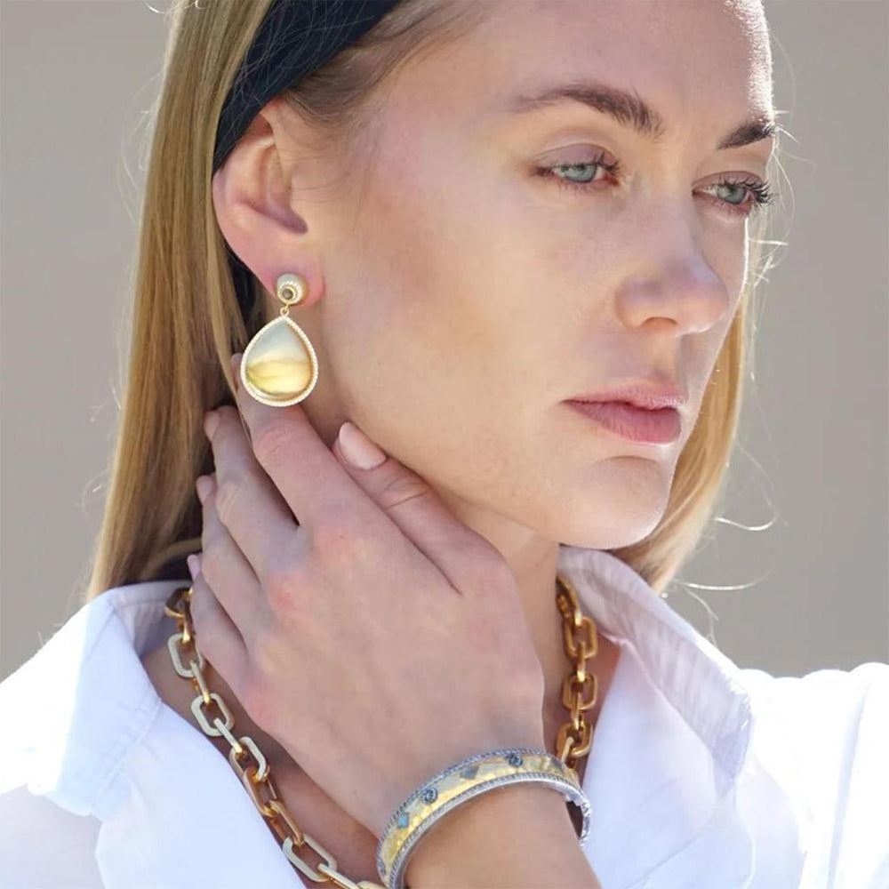 Mota Hinged Bangle Bracelet-Tat2 Designs-Swag Designer Jewelry