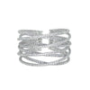 Multi Row Crystal Cuff-Theia Jewelry-Swag Designer Jewelry