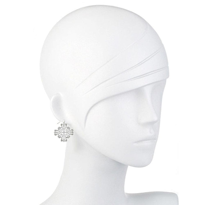 Ornate Filigree Drop Earring-Susan Shaw-Swag Designer Jewelry