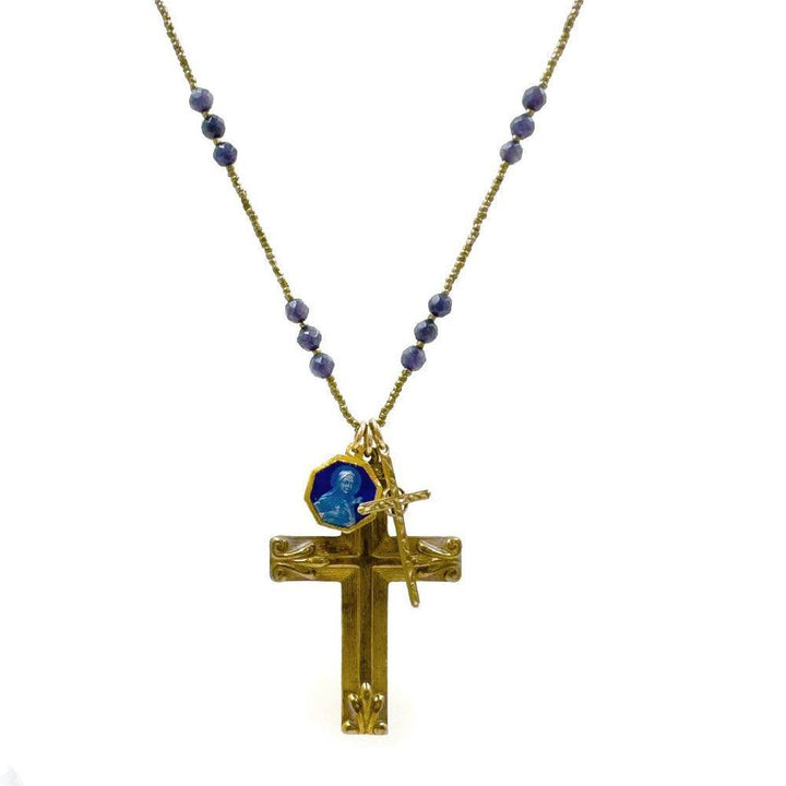 Our Lady with Cross-Andrea Barnett-Swag Designer Jewelry