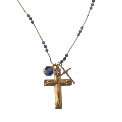 Our Lady with Cross-Andrea Barnett-Swag Designer Jewelry
