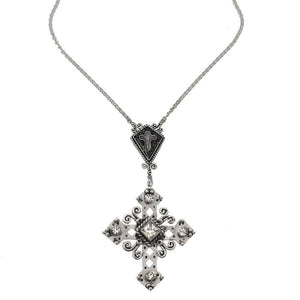 Paloma Cross Necklace-Virgins Saints and Angels-Swag Designer Jewelry
