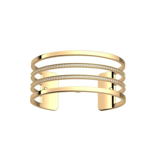 Parralleles Precious 25mm Cuff in Gold-Les Georgettes-Swag Designer Jewelry