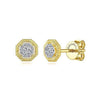 Pave Diamond Studs-Gabriel & Co-Swag Designer Jewelry