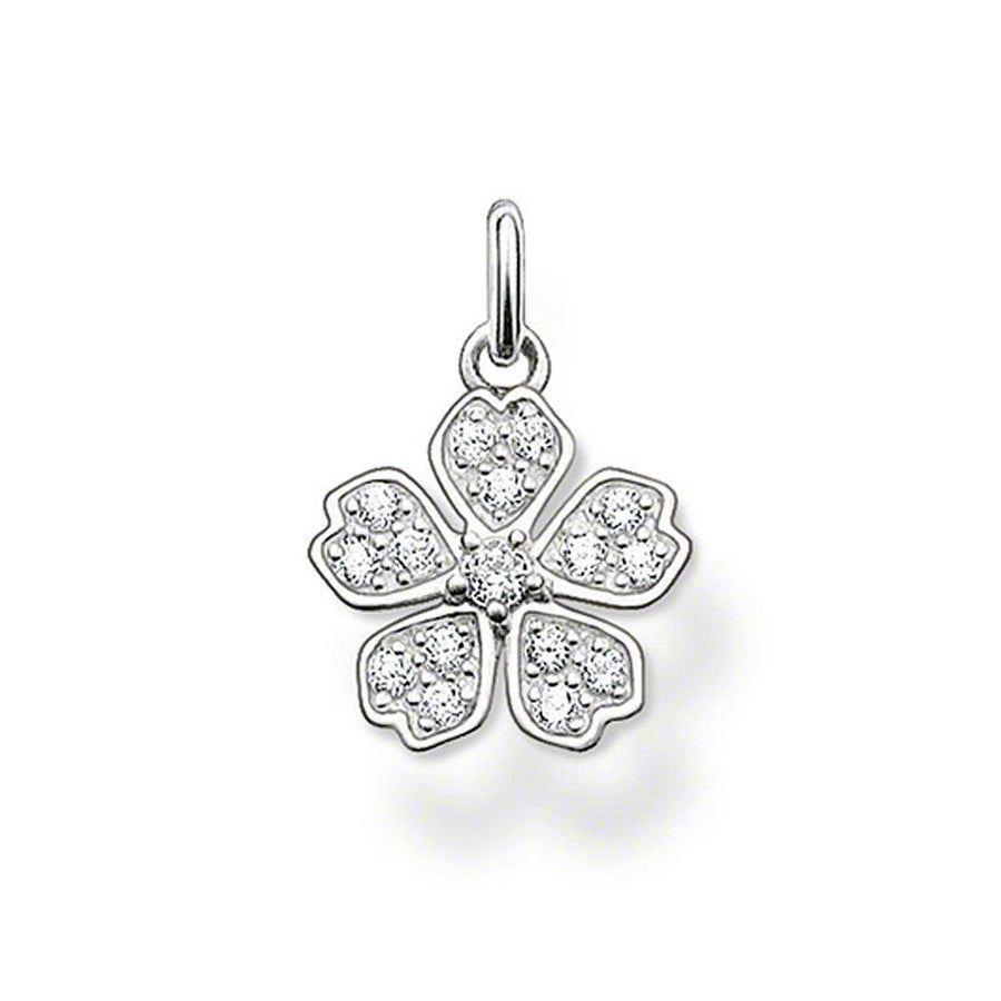 Pave Flower Pendant-Thomas Sabo-Swag Designer Jewelry
