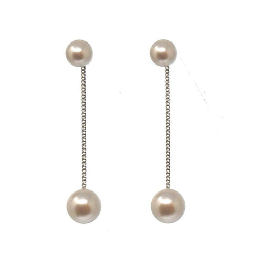 Pearl Drop Earrings-Swag Designer Jewelry-Swag Designer Jewelry