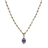 Pearl Pendant on Pyrite Chain-Robindira Unsworth-Swag Designer Jewelry